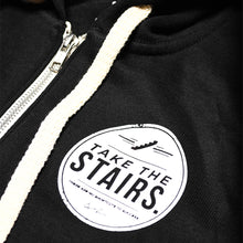 Load image into Gallery viewer, &quot;Take The Stairs&quot; Zip Up Hoodie
